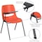 Flash Furniture Orange Ergonomic Shell Chair with Right Handed Flip-Up Tablet Arm RUT-EO1-OR-RTAB-GG - alternate 5
